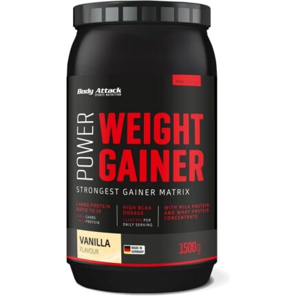 Body Attack Power Weight Gainer Protein & Carbohydrate – 1500 g