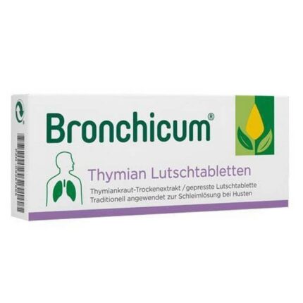BRONCHICUM thyme lozenges, 20 pcs