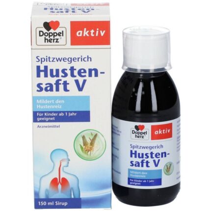 DOUBLE HEART plantain cough syrup V, 150 ml