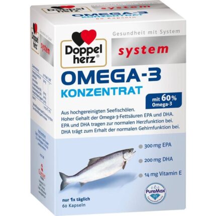 Doppelherz Omega-3 Concentrate System Capsules 60 pcs