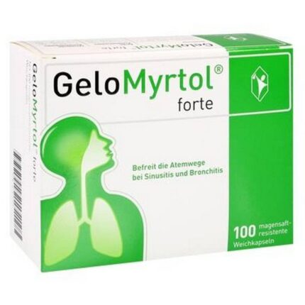 GELOMYRTOL forte gastro-resistant soft capsules, 100 pcs
