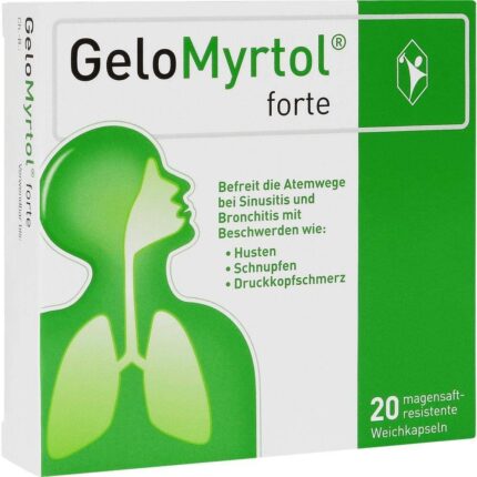 GELOMYRTOL forte gastro-resistant soft capsules, 20 pcs