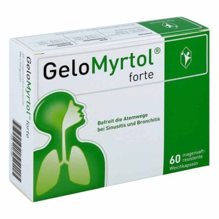 GELOMYRTOL forte gastro-resistant soft capsules, 60 pcs