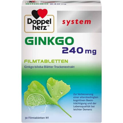 Ginkgo 240 mg system film tablets, 30 pcs