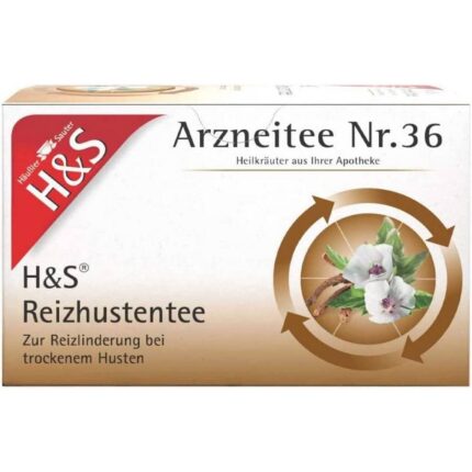 H&S dry cough tea filter bags, 20X2.5 g