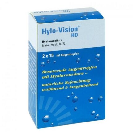 Hylo-Vision HD Eye Drops 2 × 15 ml
