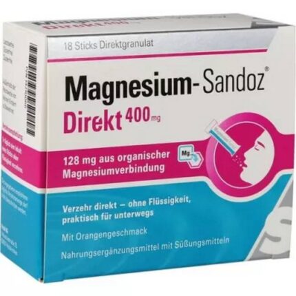 Magnesium Sandoz 400 mg Sticks 18 Pieces