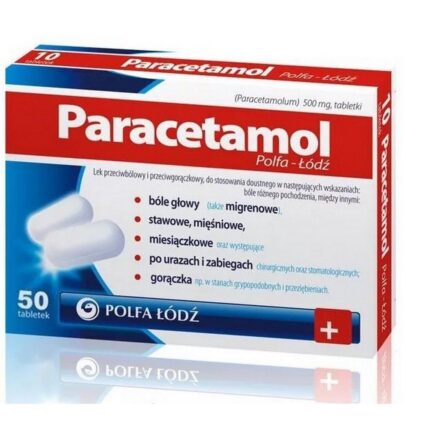 Paracetamol 500 mg tablets 50 pcs
