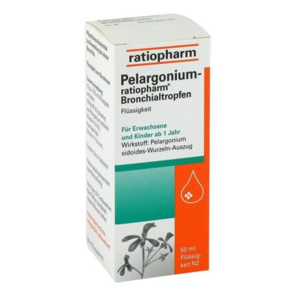 PELARGONIUM-RATIOPHARM bronchial drops, 50 ml