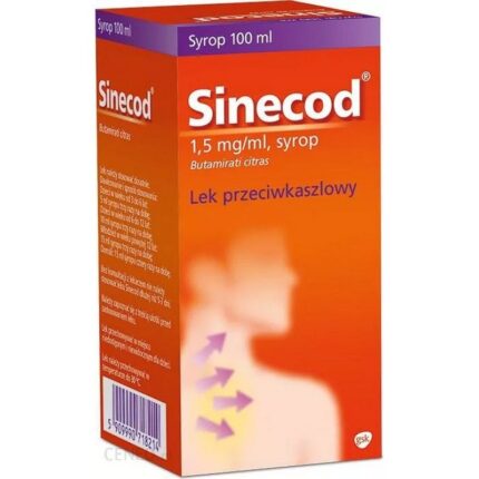Sinecod 1.5 mg/ml Syrup 100 ml