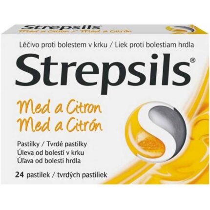 Strepsils Med a Citron 0.6 mg / 1.2 mg, 24 pcs