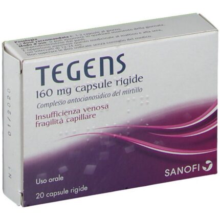 Tegens 160mg Capsules 20 Stück