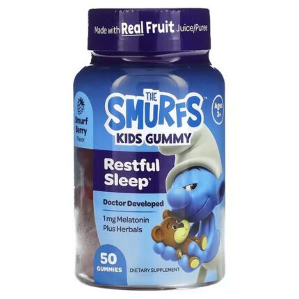The Smurfs Kids Gummy Restful Sleep Berry 50 Gummies