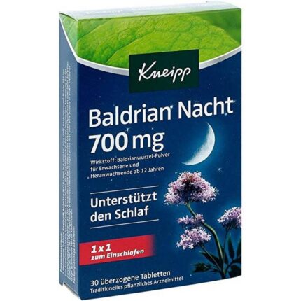 Valerian Night 700 mg coated tablets, 30 pcs