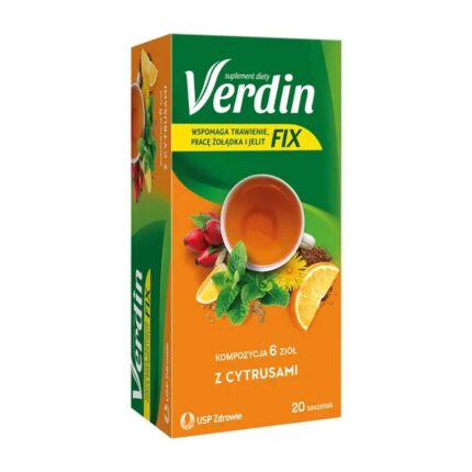 Verdin fix with citrus, dried herb, 20