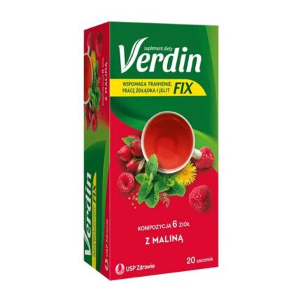 Verdin fix with raspberry, dried herb, 20