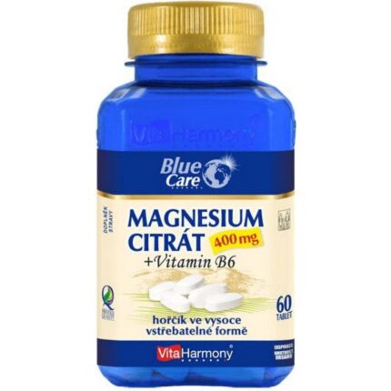 VitaHarmony Magnesium Citrate 400 mg + Vitamin B6 60 Tablets