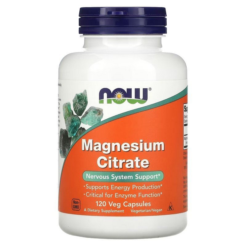 36 1 Now Foods Magnesium Citrate 120 cps