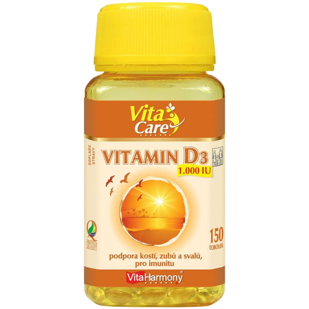 VITAHARMONY Vitamin D3 1000IU tob.150 1200x1200 1 VitaHarmony Vitamin D3 150 Tablets