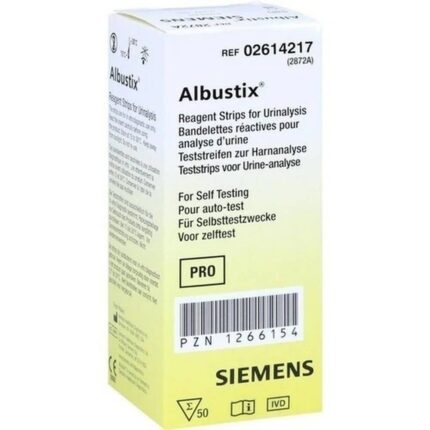 ALBUSTIX test strips, 50 pcs,  Siemens Healthcare GmbH