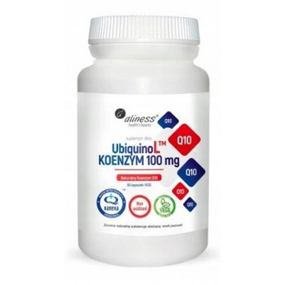 alines ubiquinol coenzyme q10 100mg 60 capsules Aliness Ubiquinol Coenzyme Q10 100 mg 60 Capsules