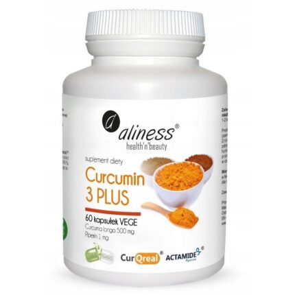 Aliness Curcumin and Piperine 60 Capsules