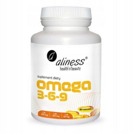 Aliness Omega 3 6 9 Natural Flaxseed Oil DHA EPA