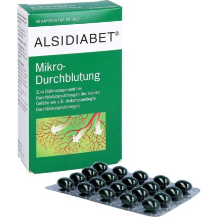 ALSIDIABET Diabetic Microcirculation Capsules 60 Pieces