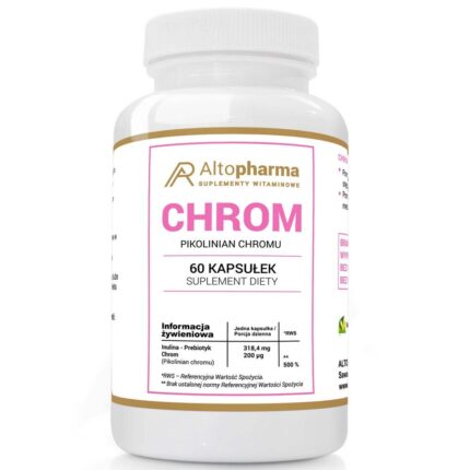 Alto Pharma Chromium 200 µg – Metabolism Support, 60 Capsules