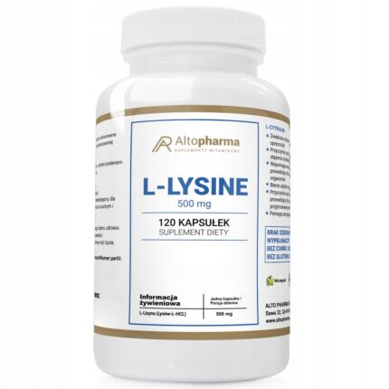 Alto Pharma L-Lysine 500 mg   120 Capsules