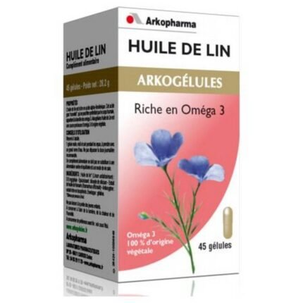 Arkocaps Linseed Oil, 45 Capsules — Arkogélules Huile de Lin