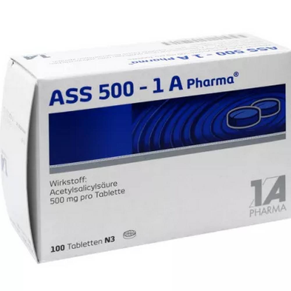 ass 500 1a tablets 100 pcs ASS 500-1A Tablets 100 pcs