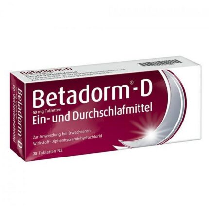 Betadorm D Tablets 20 pcs