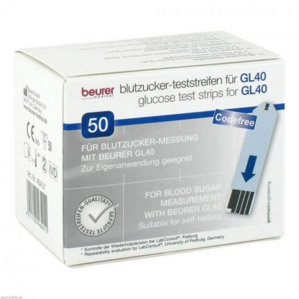 Beurer GL40 Blood Glucose Test Strips 50 pcs