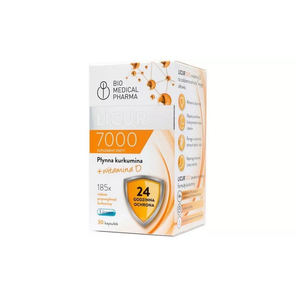 bio medical pharma licur7000 d 30 caps Bio Medical Pharma Licur7000 D 30 Capsules