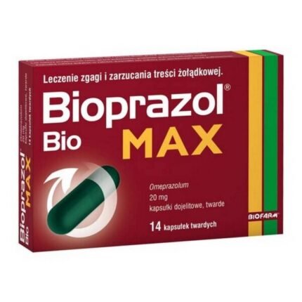 Bioprazole Bio Max 20 mg Gastro-Resistant Capsules 14 pcs
