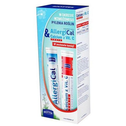 Biotter Kit allergic + Calcium with Vit. C Forte 2x20 tabl
