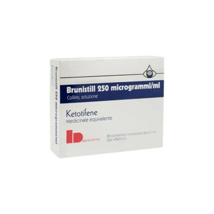 Brunistill Augentropfen 0,025mg gegen allergische Konjunktivitis 20 Einzeldosen à 0,5ml