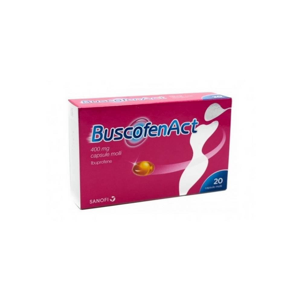 buscofenact pain relief medicament 20 capsules 400 mg Buscofenact 400mg Kapseln 20 Stück