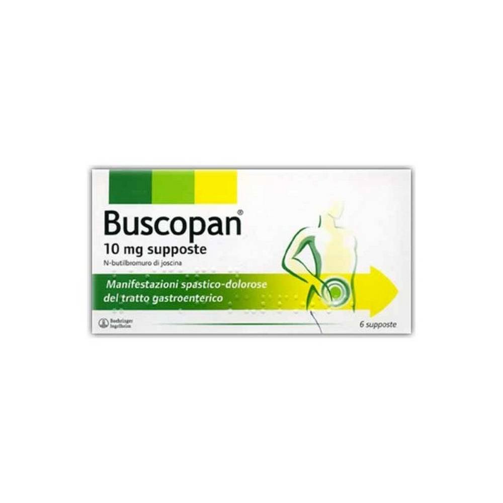 buscopan 10 mg painkiller 6 suppositories Buscopan 10mg Tabletten 6 Stück