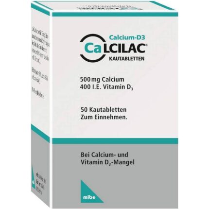 CALCILAC chewable tablets, 50 pcs