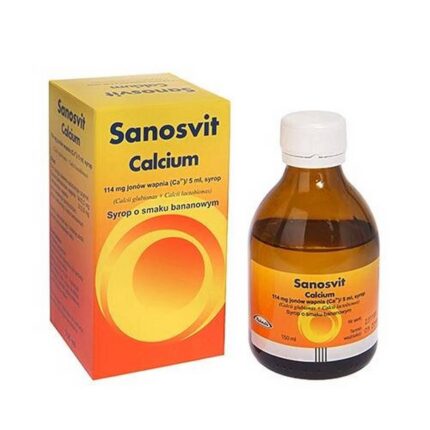 Calcium Sanosvit, Banana syrup, 150 ml