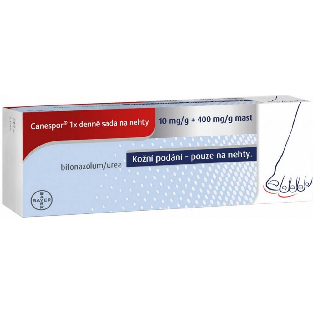 canespor 1x denne sada na nehty 10mgg400mgg 10g Canespor 1× täglich Set für Nägel 10mg/g + 400mg/g 10g