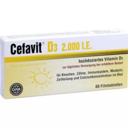 Cefavit D3 2000 IU Tablets 60 Pieces