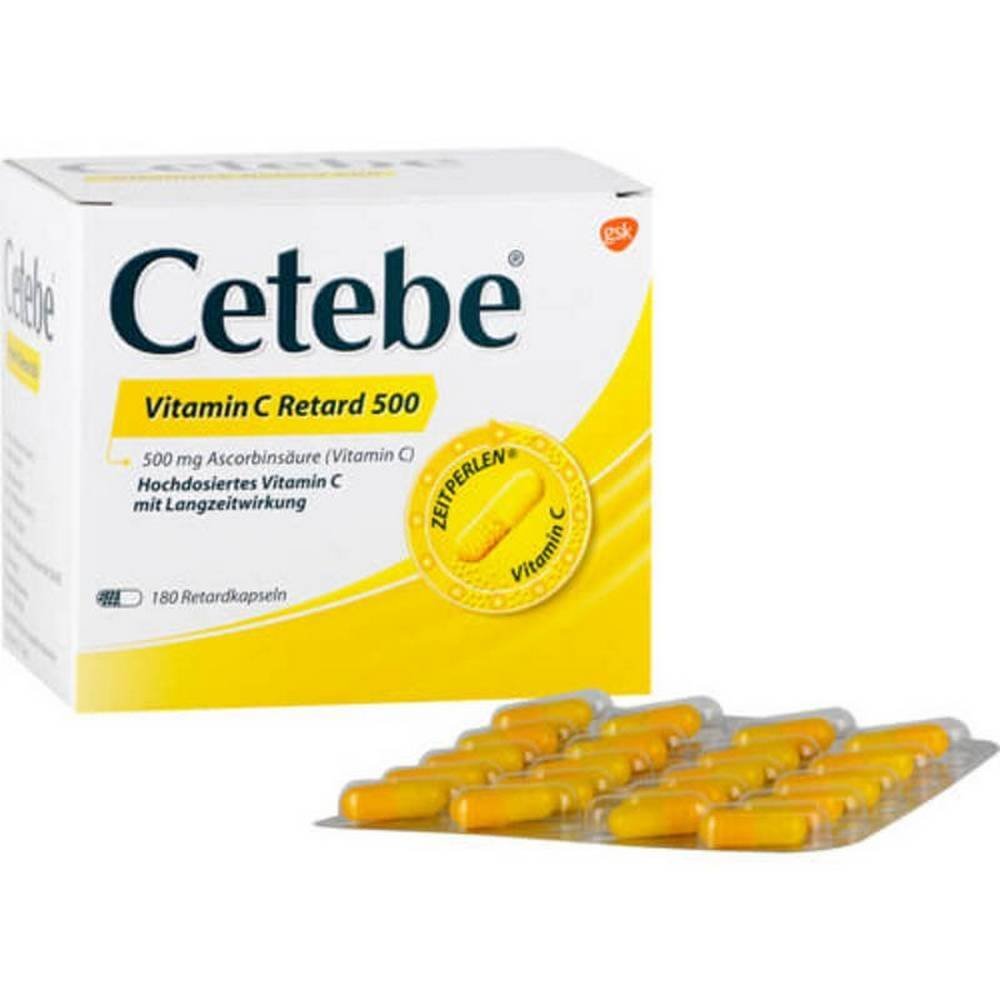 cetebe vitamin c retardkapseln 500 mg 180 st CETEBE Vitamin C Retardkapseln 500 mg, 180 St