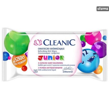 Cleanic Junior, wet cleaning wipes, 15 pcs.