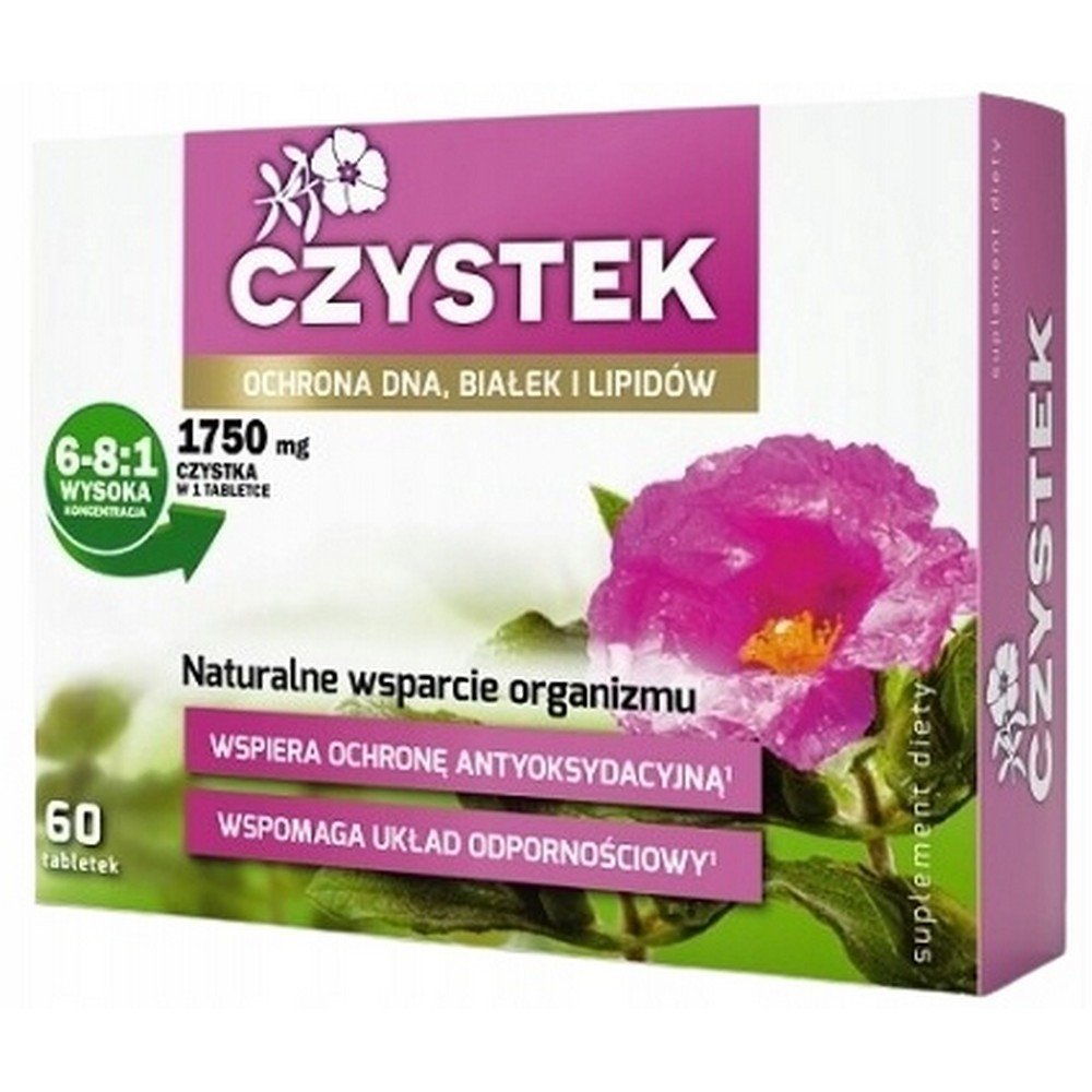 colfarmczystek dietary supplement 60 pcsczystek suplement diety 60 szt Colfarm Cistus (Czystek) Dietary Supplement 60 Tablets