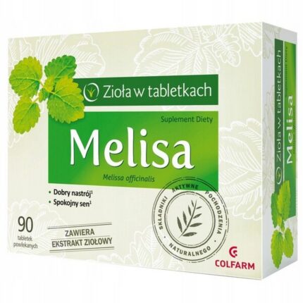 Colfarm Lemon Balm (Melisa) Coated Tablets 90