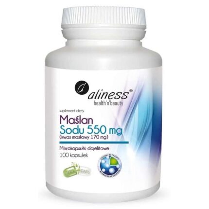 Aliness Sodium Butyrate 550mg 100 capsules