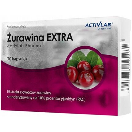 Activlab Cranberry Extra 30 Capsules Urinary Tract Support